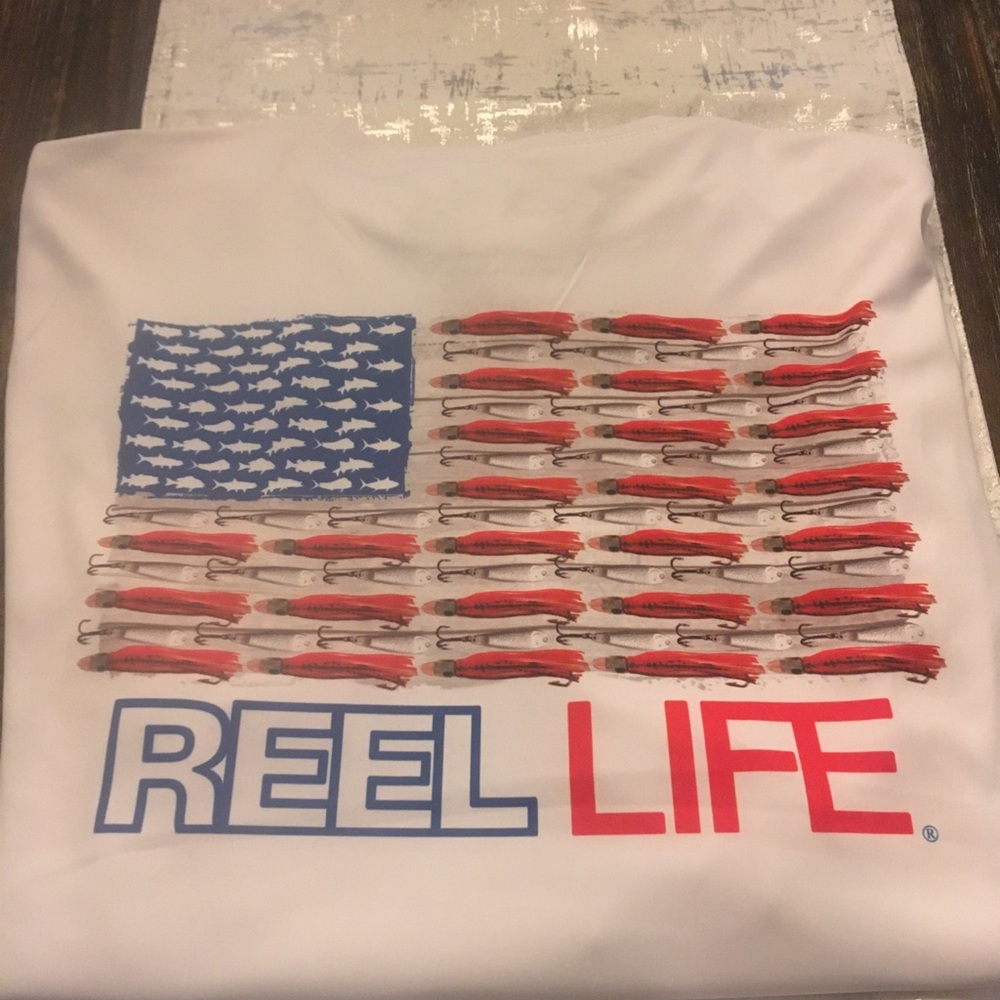 NWT Reel Life SPF long sleeve